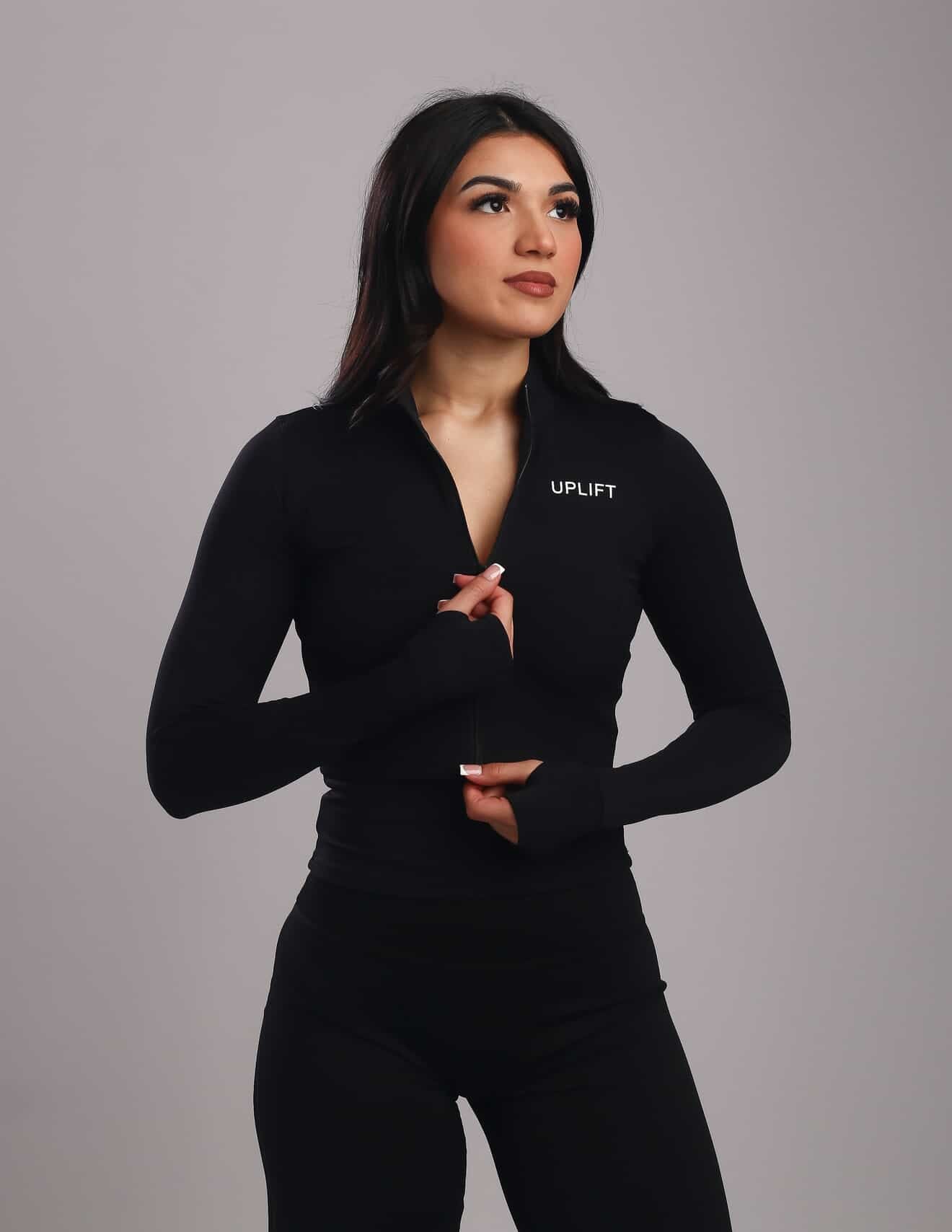 blackberry crop jacket