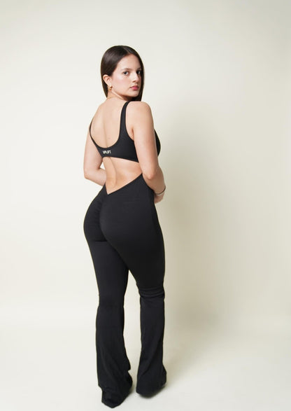 Black Flared Jumpsuit