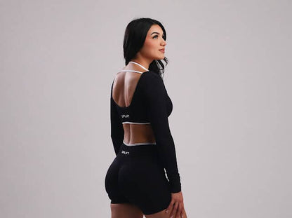 blackberry crop long sleeve