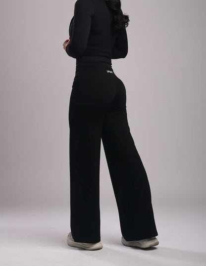 blackberry flared leggings