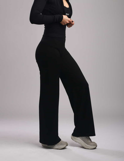 blackberry flared leggings